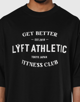 LÝFT Athletic Logo Extra Big T-Shirt - Black