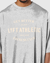 LÝFT Athletic Logo Extra Big T-Shirt - Grey