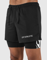 Layered Stretch Shorts - Black Special