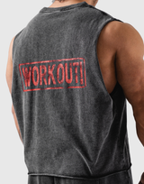 Leg Day Vintage Box Tank Top - Black