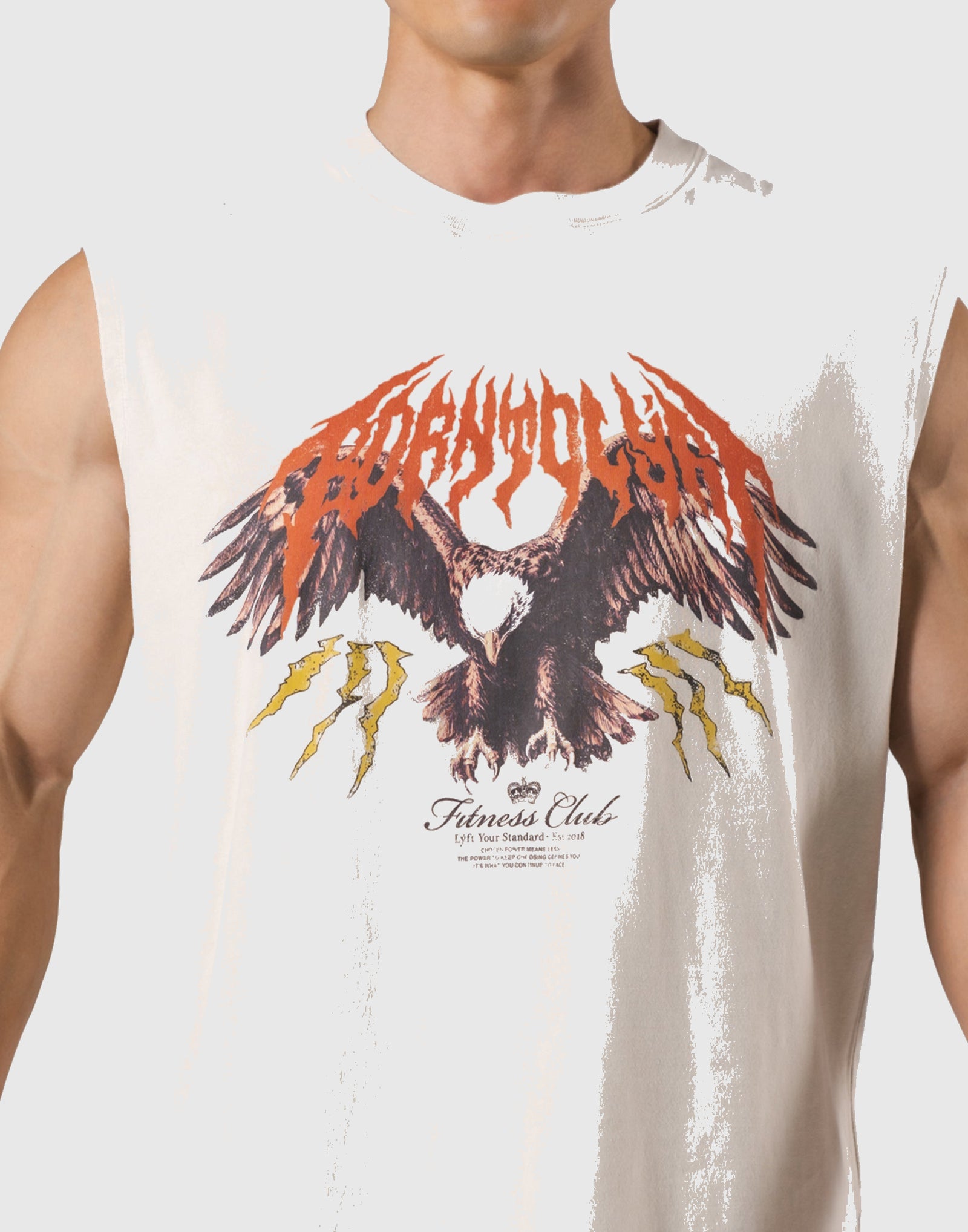 Eagle Graphic Vintage Tanktop - Ivory – LÝFT