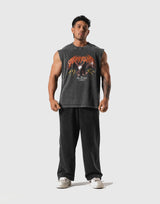 Eagle Graphic Vintage Tanktop - Black