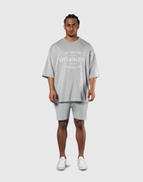 LÝFT Athletic Logo Extra Big T-Shirt - Grey