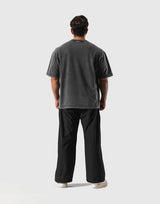 Eagle Graphic Vintage Big T-Shirt - Black