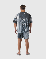 BTL Graphic Mesh T-Shirt - Black