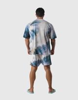 BTL Graphic Mesh T-Shirt - L.Blue