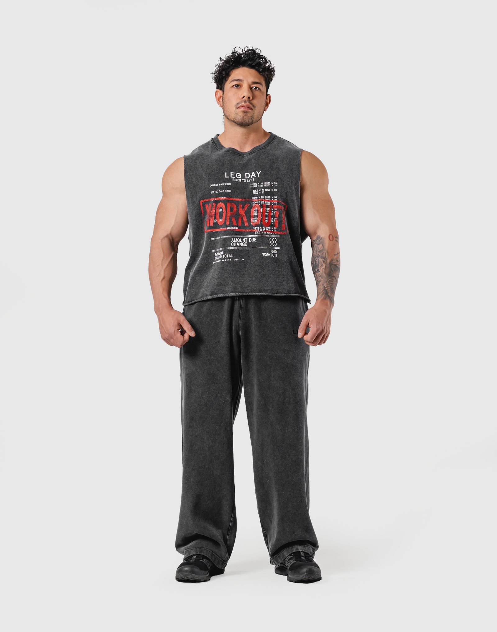 Leg Day Vintage Box Tanktop - Black – LÝFT