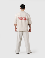 Leg Day Vintage Extra Big T-Shirt - Ivory