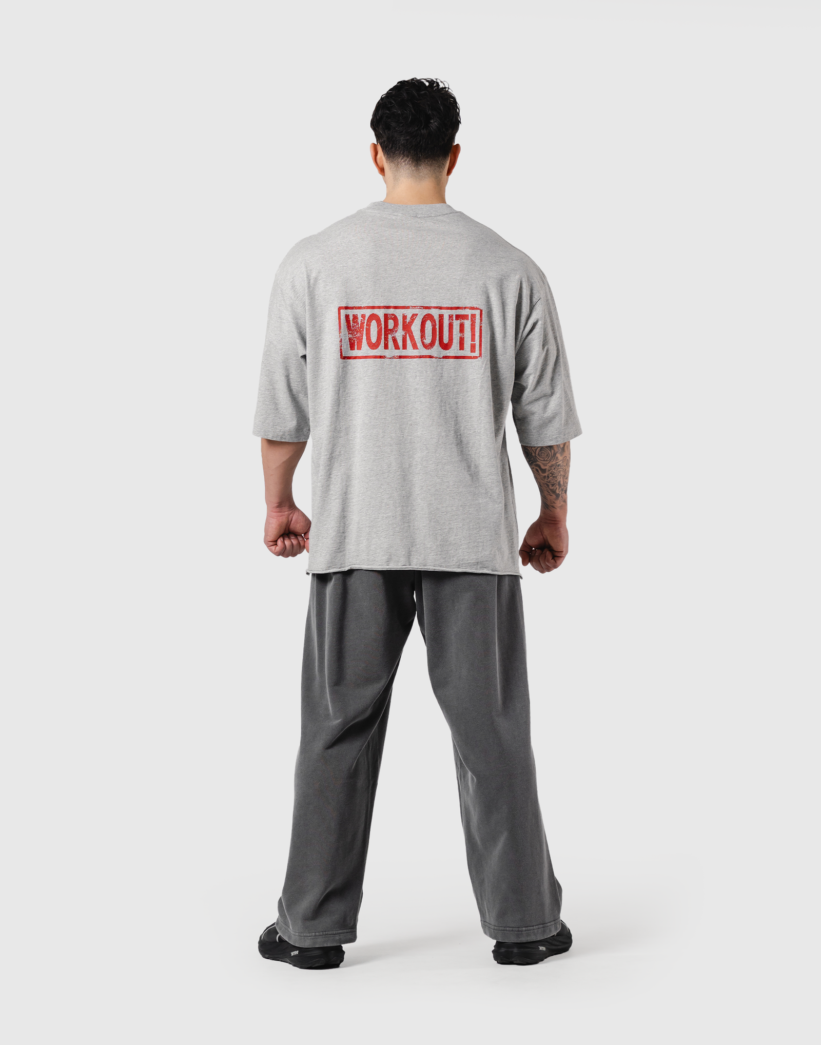 Leg Day Vintage Extra Big T-Shirt - Grey – LÝFT