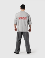 Leg Day Vintage Extra Big T-Shirt - Grey