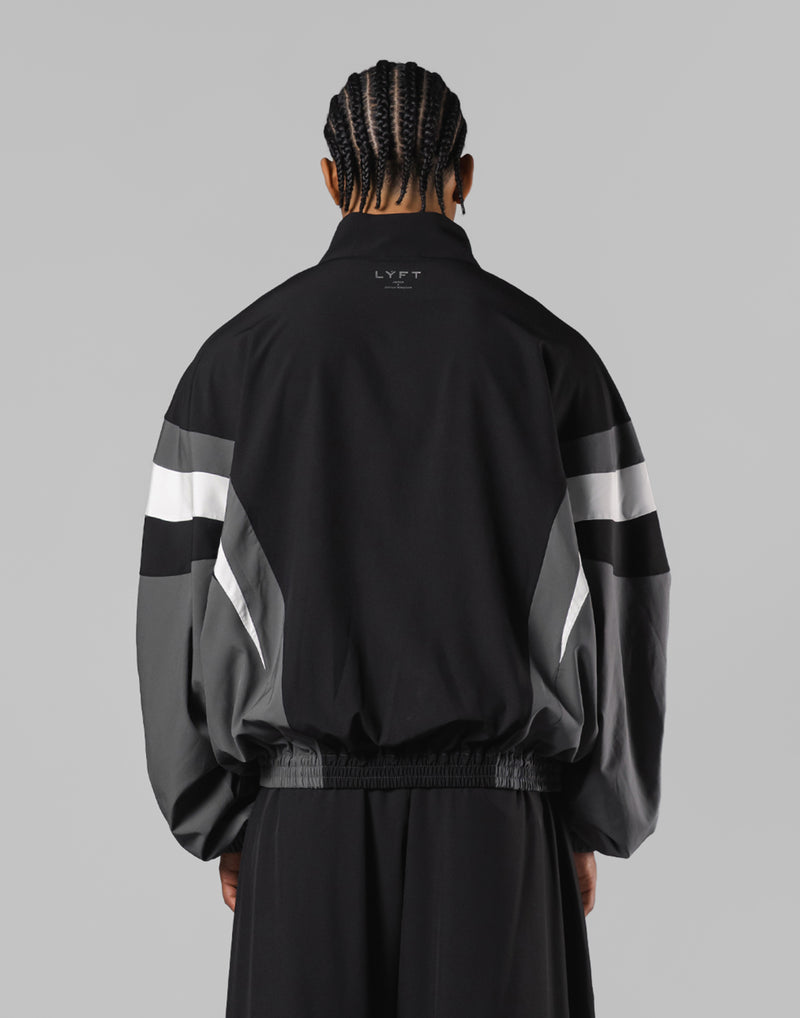 2Line Oversize Track Jacket V.2 - Black – LÝFT