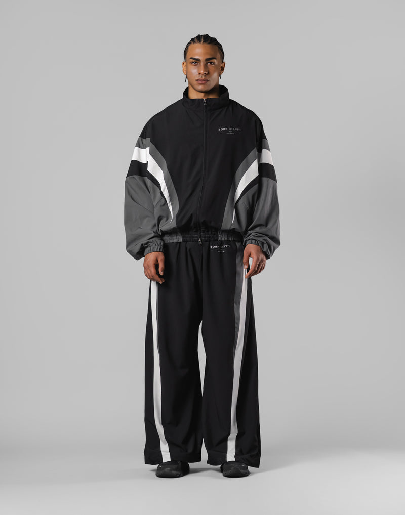 2Line Oversize Track Jacket V.2 - Black – LÝFT