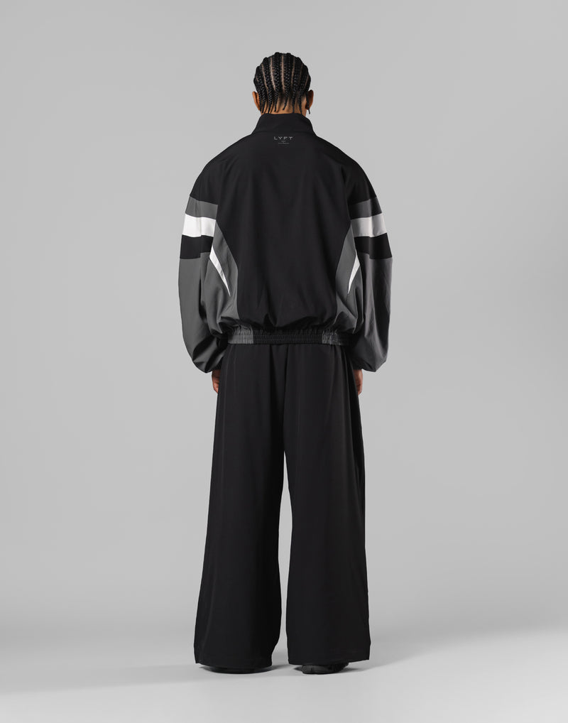 2Line Oversize Track Jacket V.2 - Black – LÝFT
