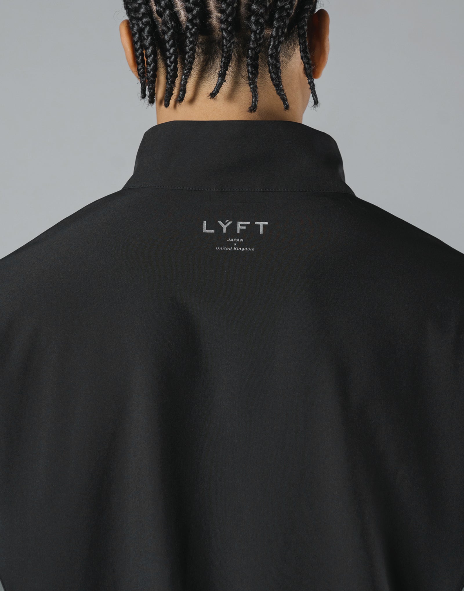 2Line Oversize Track Jacket V.2 - Black – LÝFT