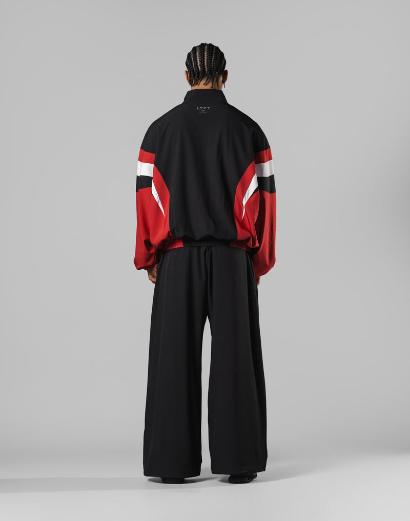 2-Line Oversize Track Jacket V.2 - Red – LÝFT