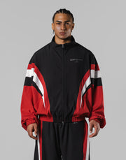 2-Line Oversize Track Jacket V.2 - Red