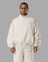 BTL Logo Nylon Jacket - Ivory