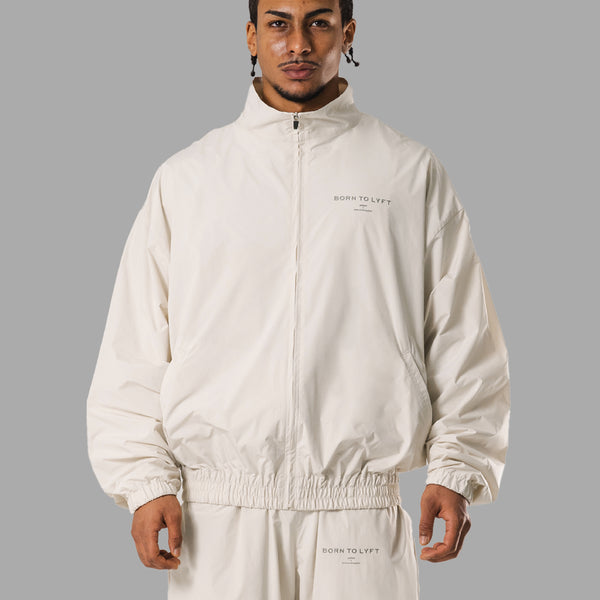 BTL Logo Nylon Jacket - Ivory – LÝFT