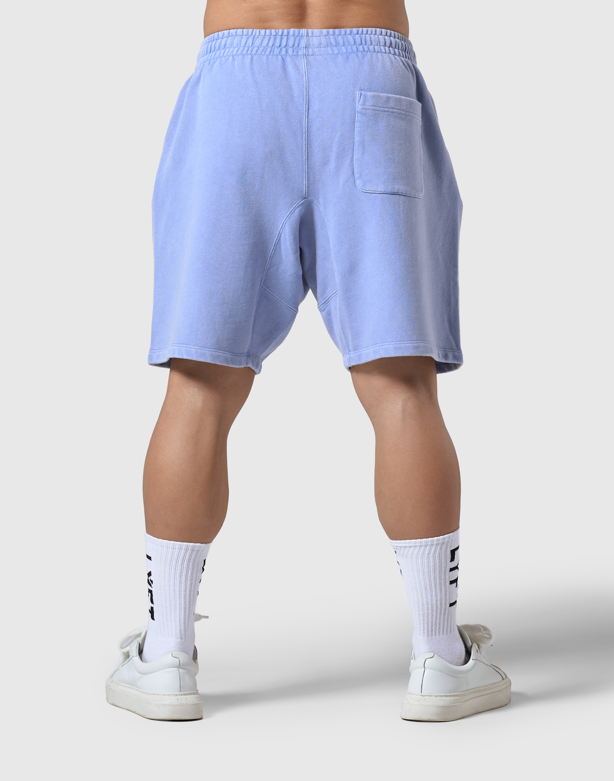 LÝFT Vintage Light Weight Sweat Shorts - Blue