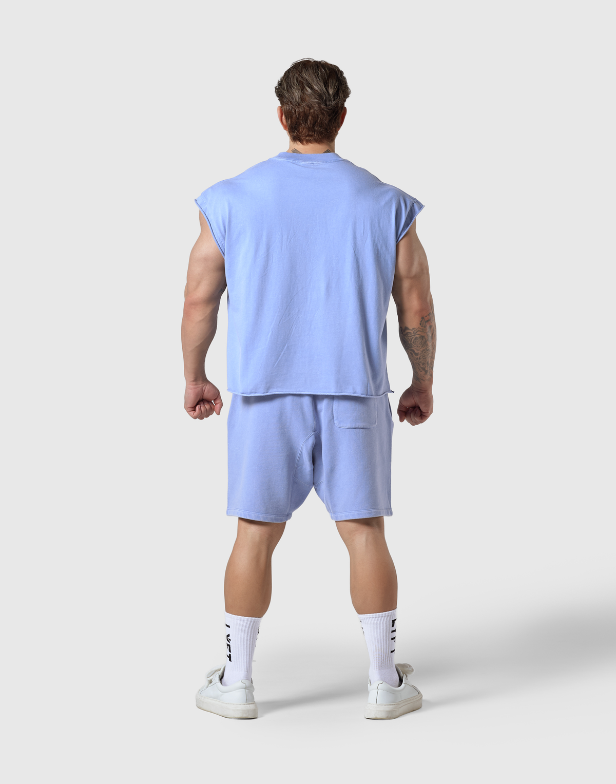 LÝFT Cut-Off Vintage Box Tanktop - Blue