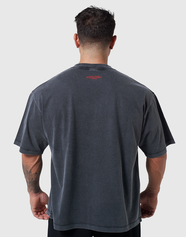 One Point Panther Vintage Big T-Shirt - Black – LÝFT