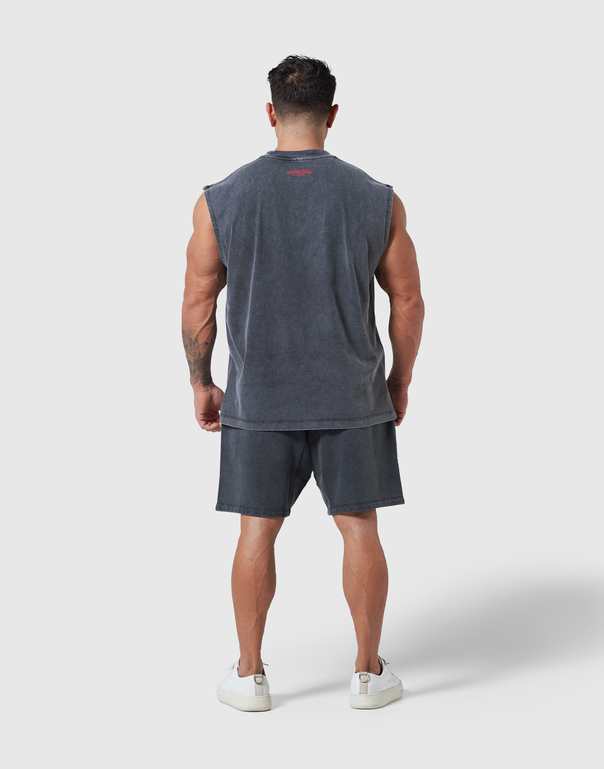 Doberman Graphic Vintage Tanktop - Black