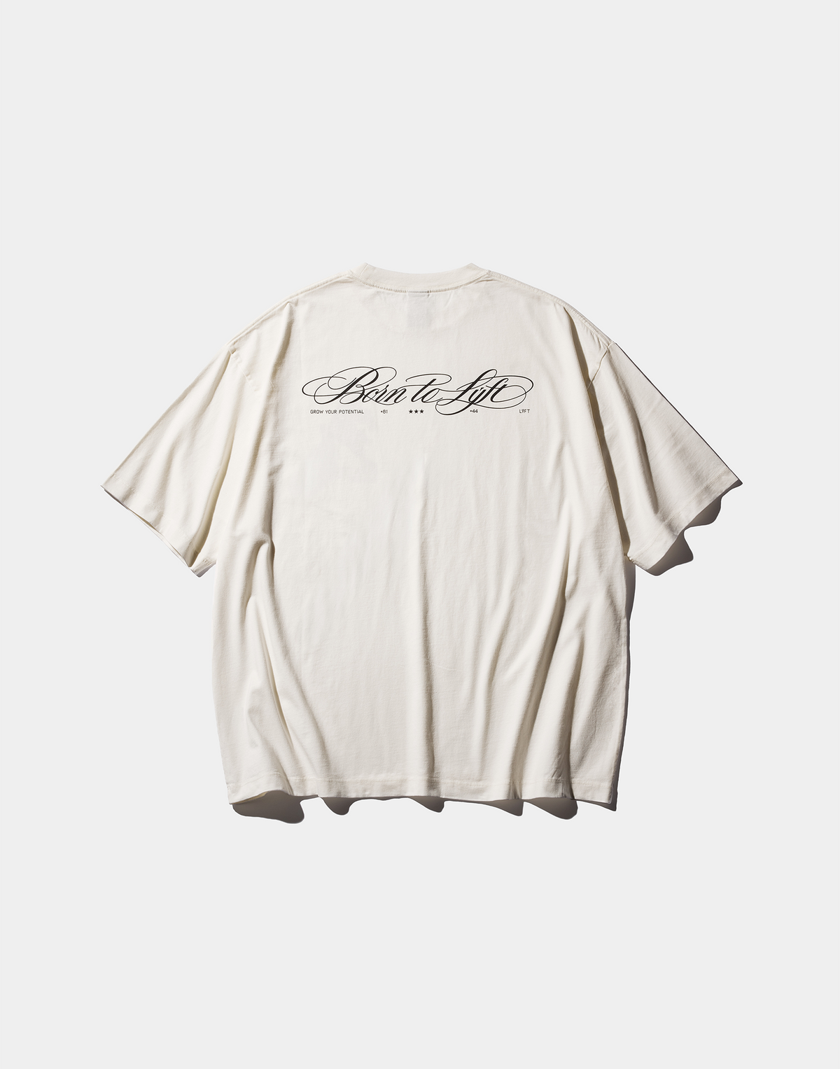 One Point Panther Vintage Big T-Shirt - Ivory