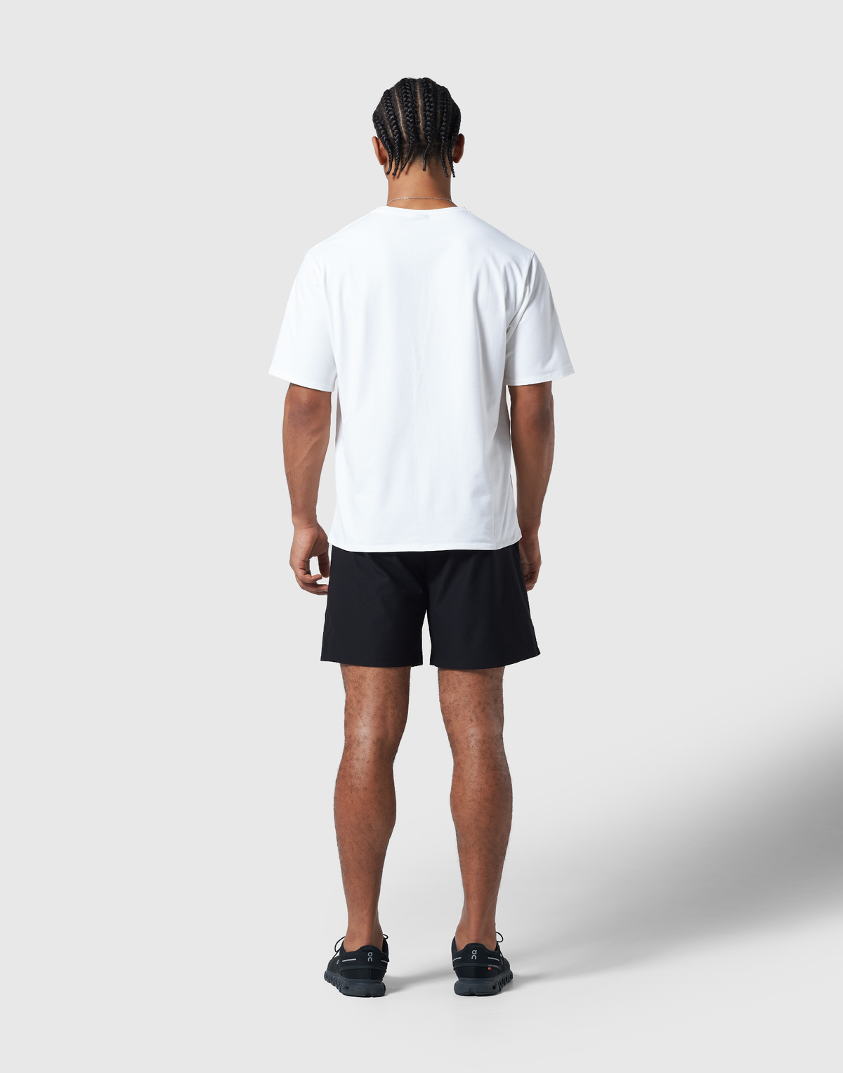 Extend Cotton Plate Star Graphic T-Shirt - White
