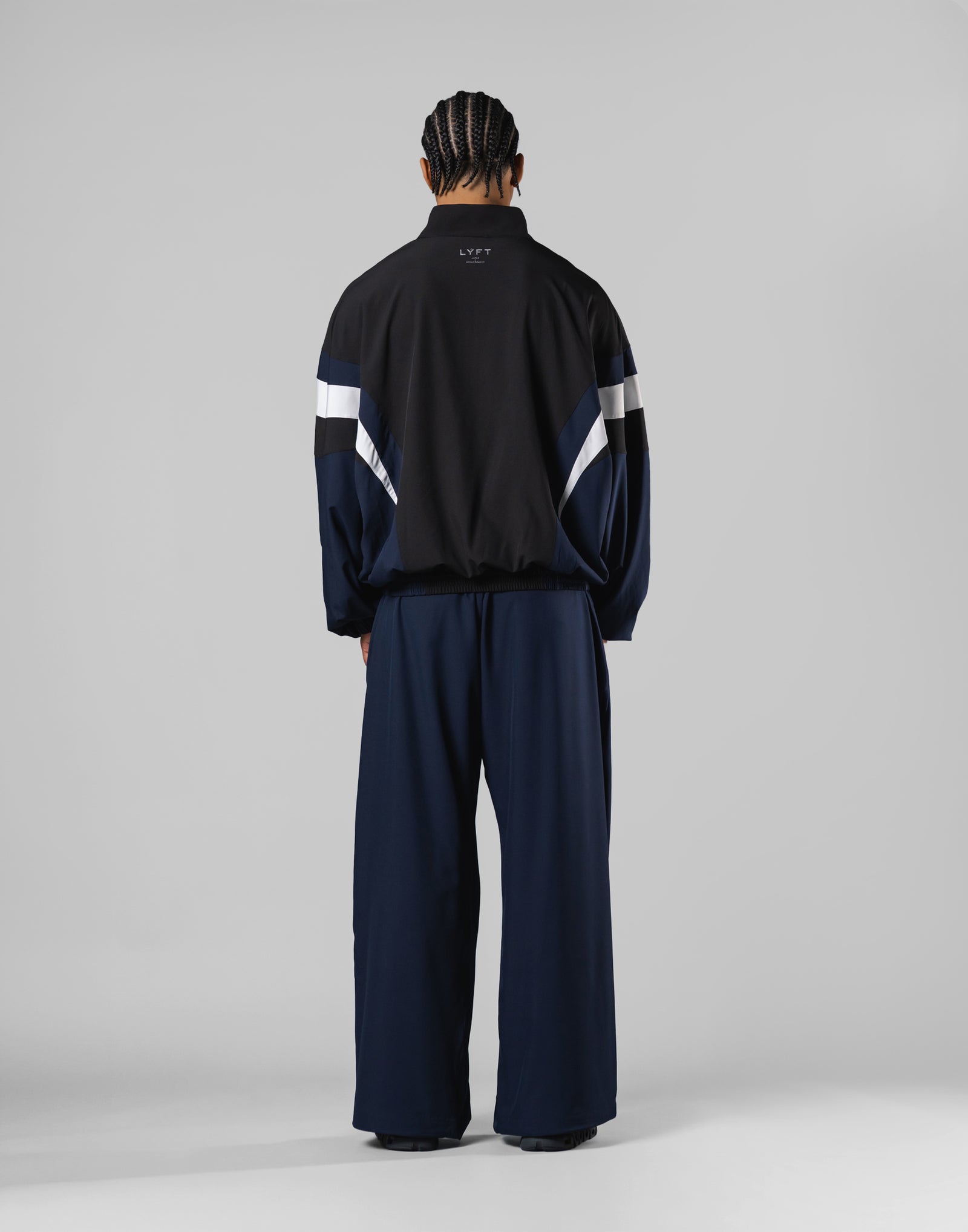 2Line Oversize Track Jacket V.2 - Navy – LÝFT