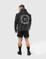 JP × UK Ring Vintage Armhole Hoodie - Black