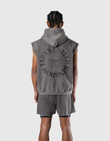 JP × UK Ring Vintage Armhole Hoodie - Grey