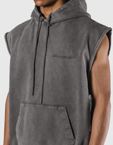 JP × UK Ring Vintage Armhole Hoodie - Grey