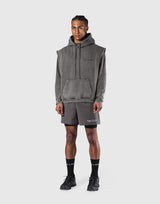 JP × UK Ring Vintage Armhole Hoodie - Grey