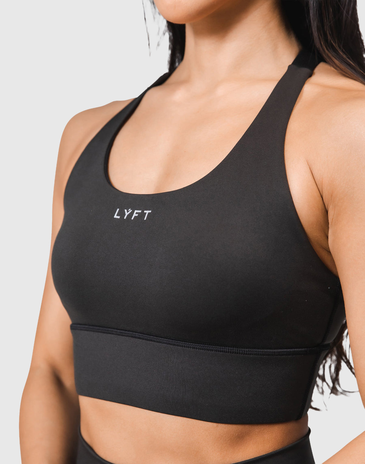 LÝFT Cross Strap Bratop - Black
