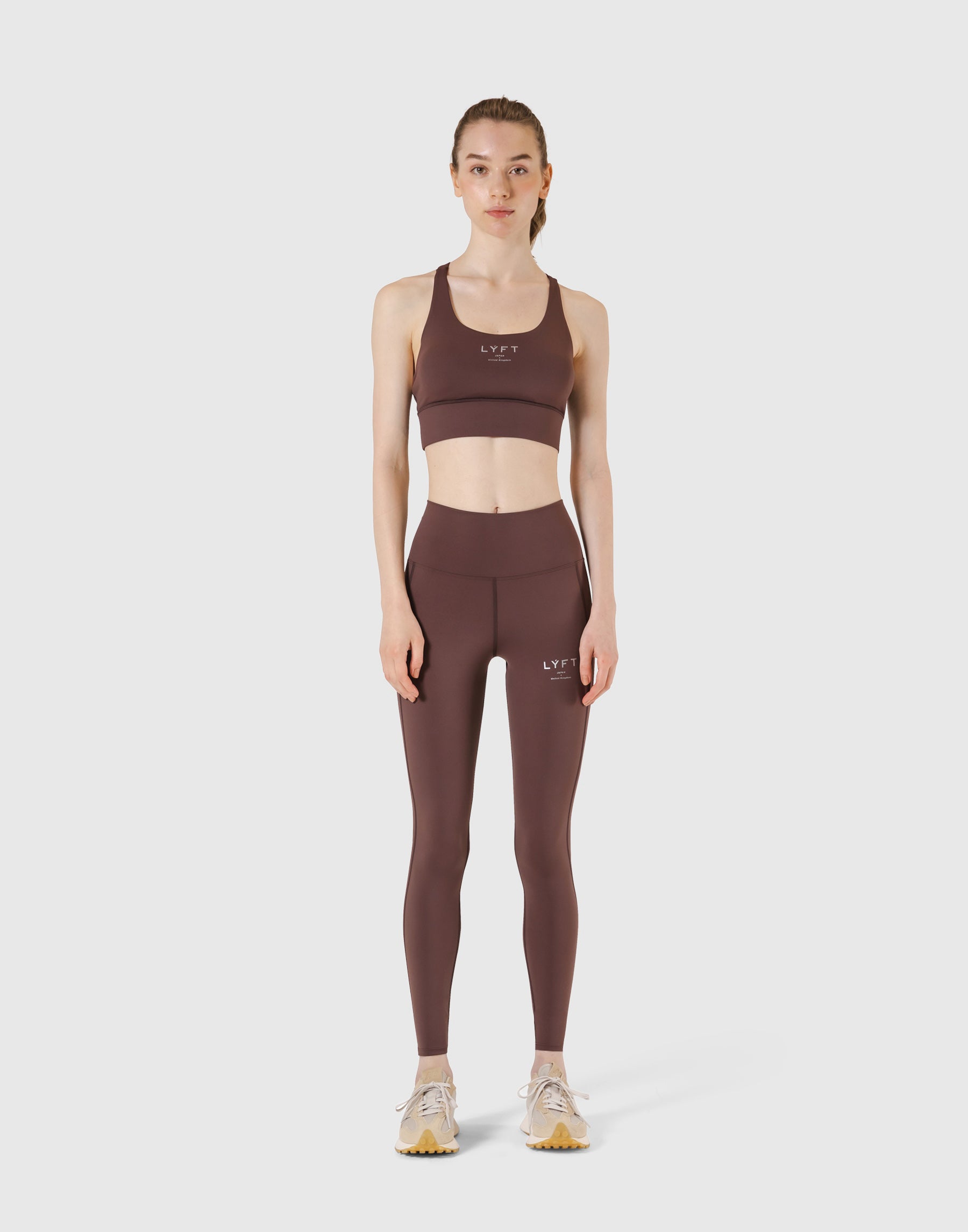 LÝFT Cross Strap Bratop - Brown