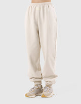 LÝFT Label Wide Sweat Pants - Ivory