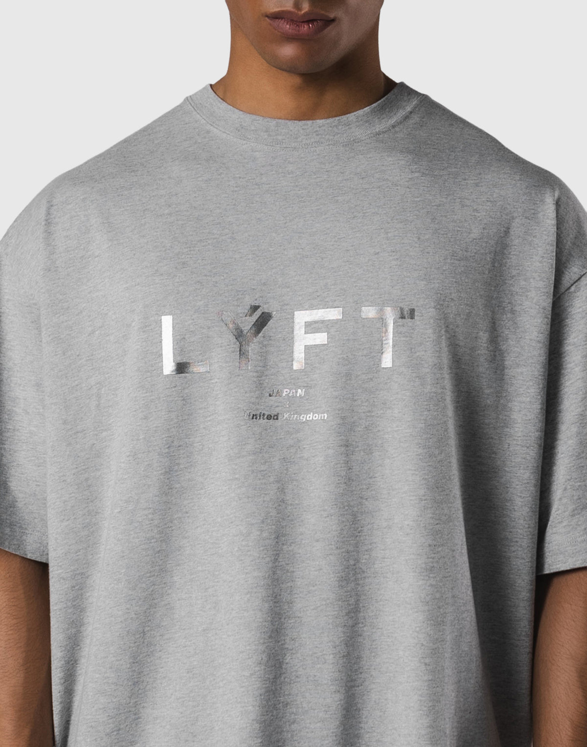 LÝFT Logo Big T-Shirt V.2 - Grey