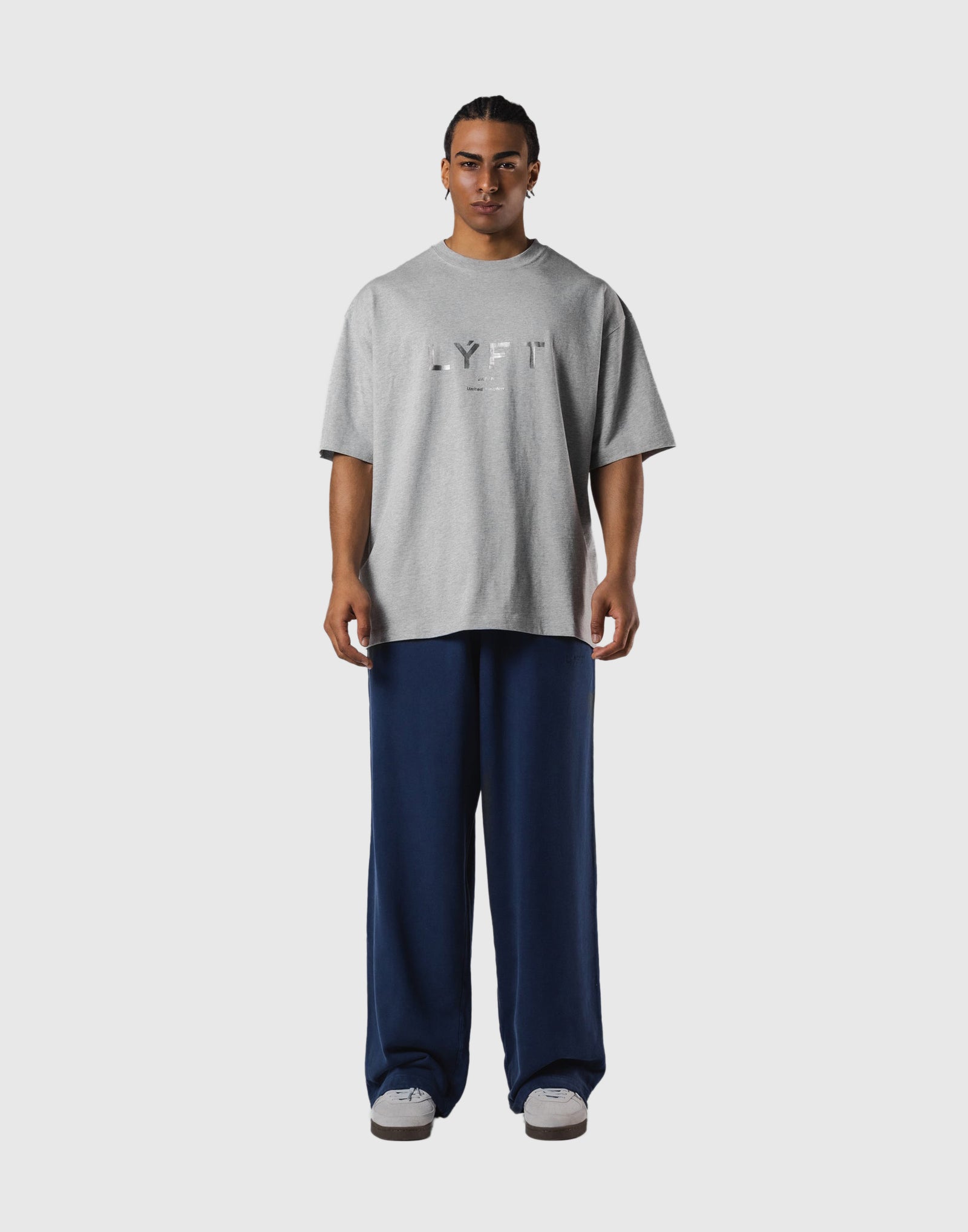 LÝFT Logo Big T-Shirt V.2 - Grey