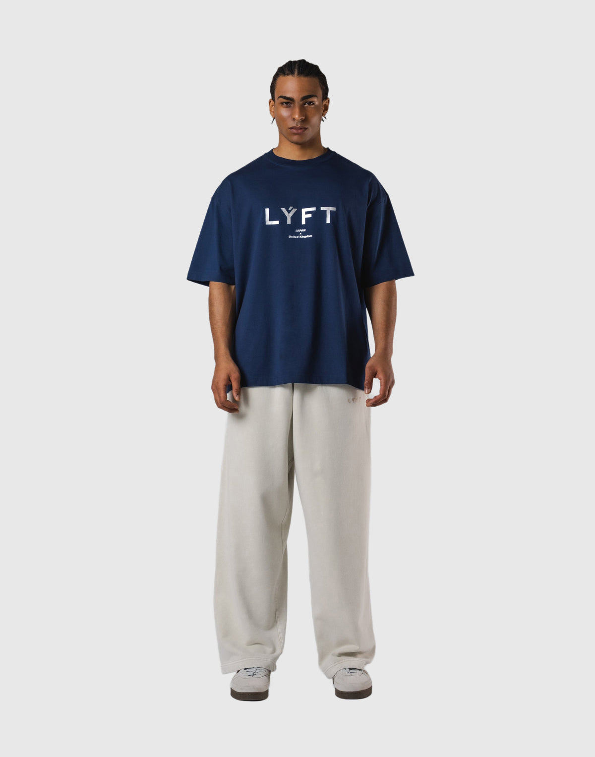 LÝFT Logo Big T-Shirt V.2 - Navy