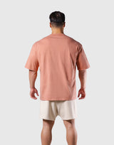 LÝFT Logo Vintage Big T-Shirt - Orange