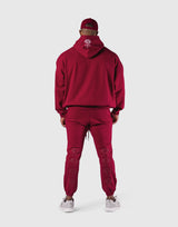 LÝFT × Power House Gym Oversize Sweat Hoodie - Red