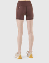 LÝFT Standard Short Leggings - Brown