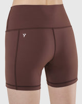 LÝFT Standard Short Leggings - Brown