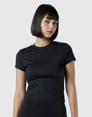 Slim Fit Short Sleeve T-Shirt - Black