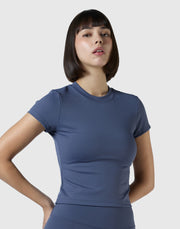 Slim Fit Short Sleeve T-Shirt - Navy