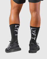 Calf LÝFT Logo Socks - Black