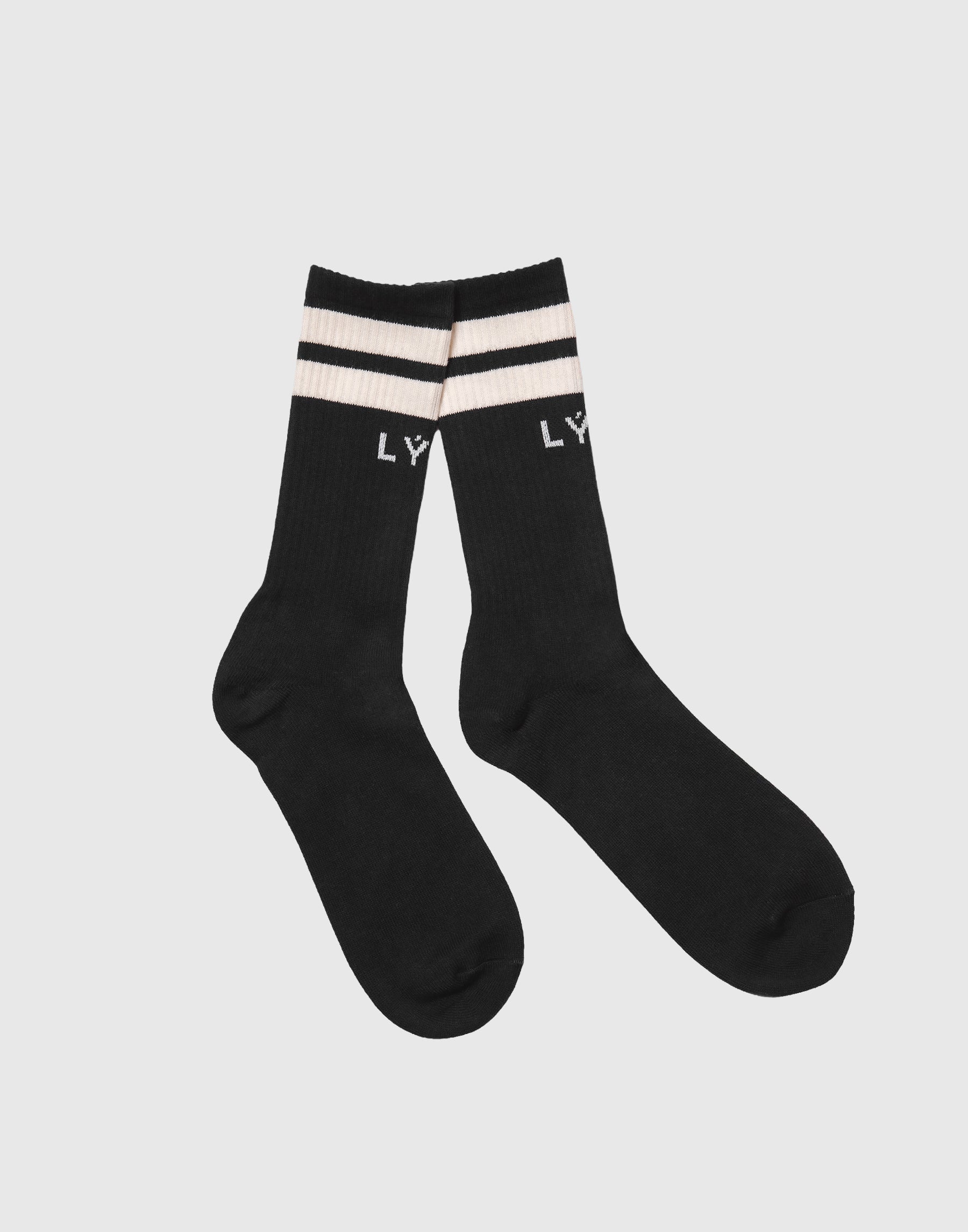 LÝFT 2Line Socks - Black