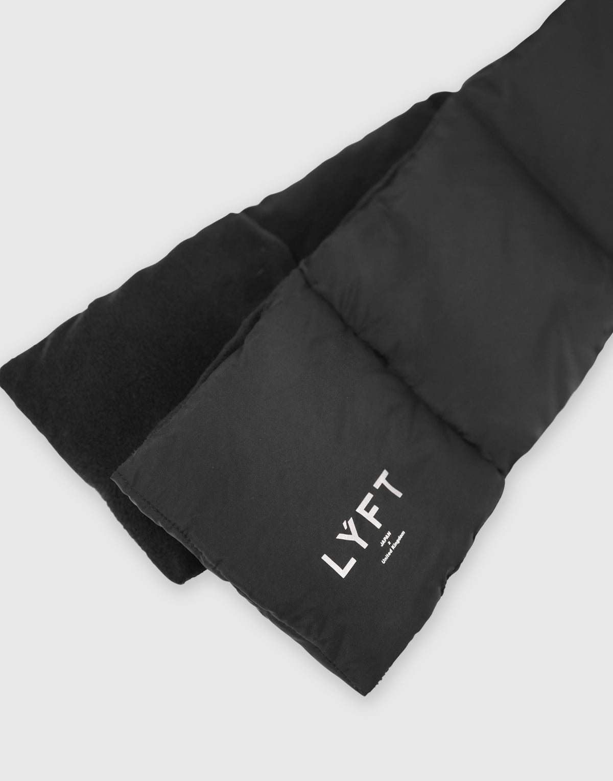 Basic Puffer Scarf - Black