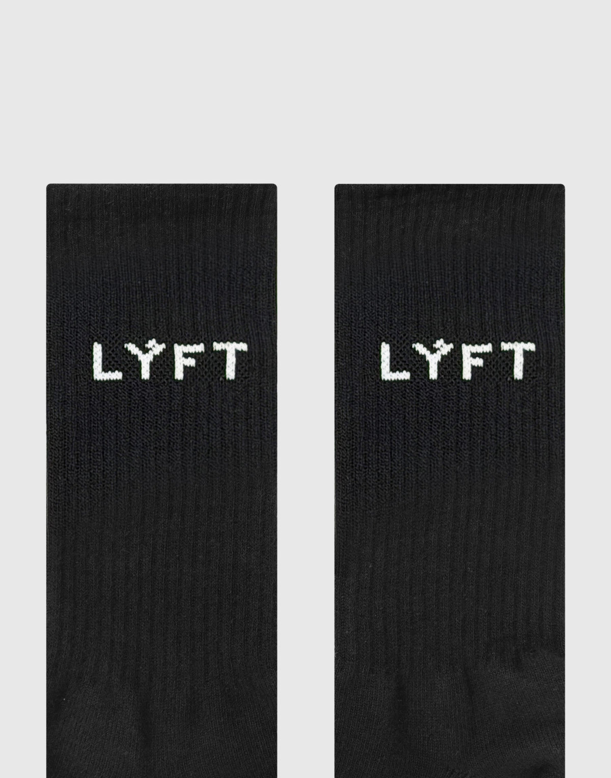 LÝFT Logo Standard Socks - Black