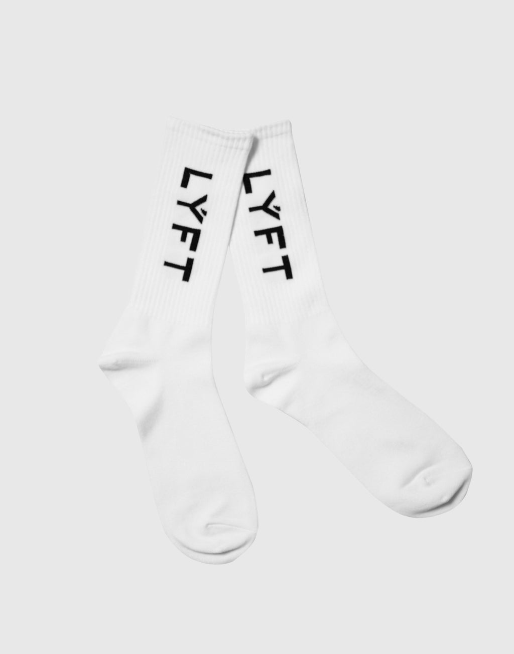 Side LÝFT Logo Socks - White